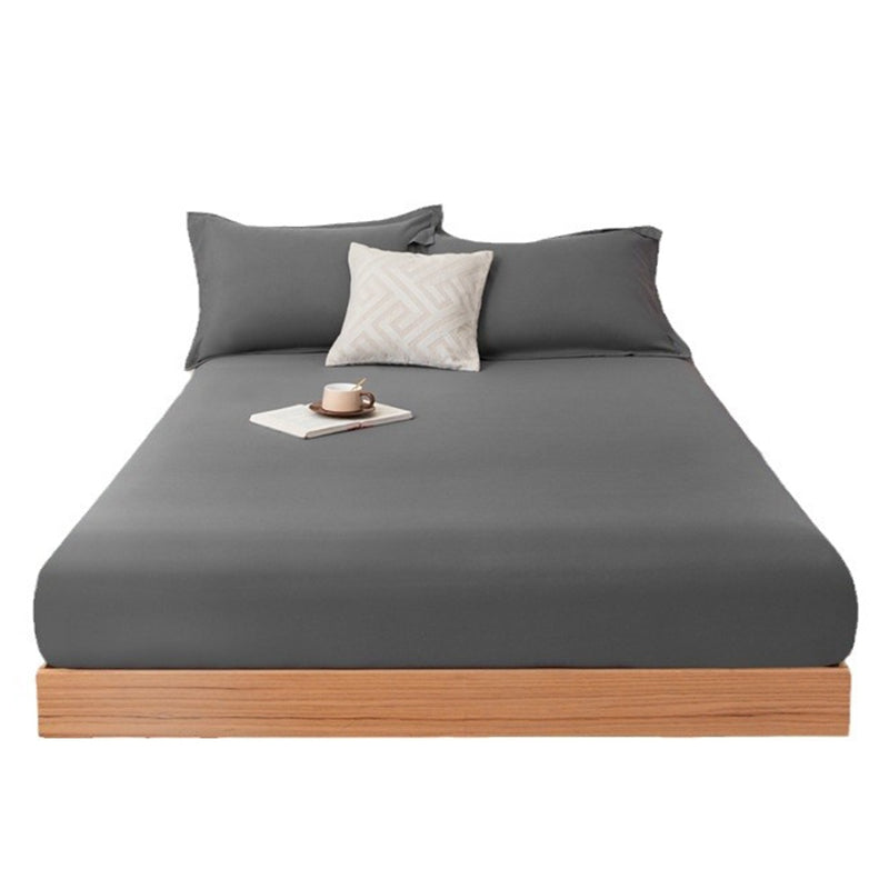 SJEHOME Fitted Bed Sheets Bottom Sheet Deep Pocket Polyester Shrinkage and Fade Resistant,1 Fitted Sheet Only