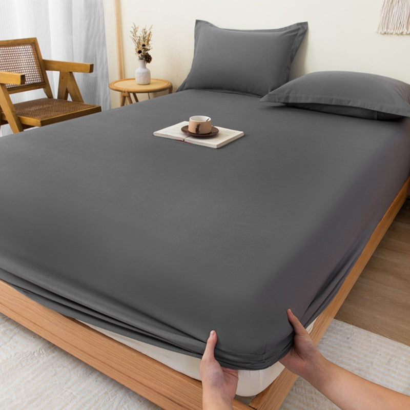 SJEHOME Fitted Bed Sheets Bottom Sheet Deep Pocket Polyester Shrinkage and Fade Resistant,1 Fitted Sheet Only