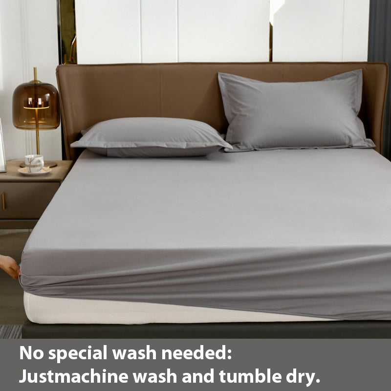 SJEHOME Fitted Bed Sheets Bottom Sheet Deep Pocket Polyester Shrinkage and Fade Resistant,1 Fitted Sheet Only