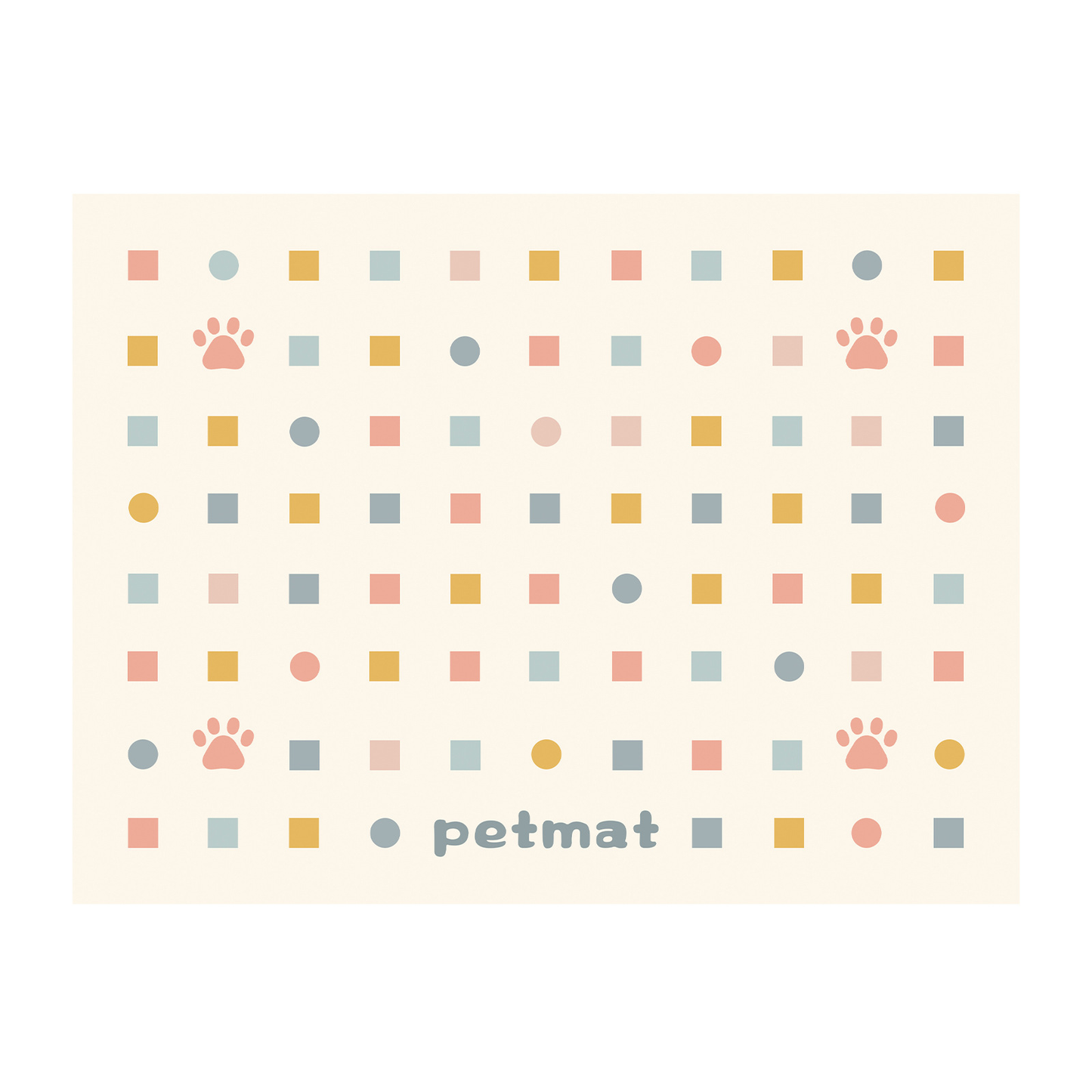 SJEHOME Pet Feeding Mats for Dogs and Cats  Food and Water Spill Prevention Mat 18 x 12 Inches