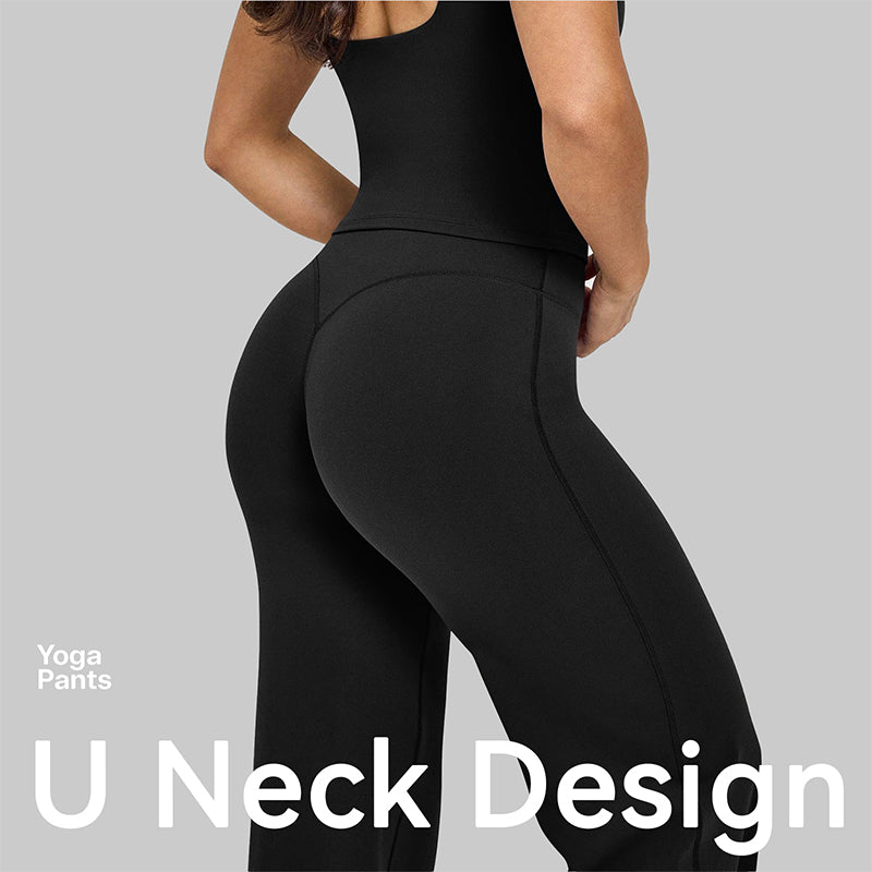 SHINYYEP Yoga Pants Women High Waist Stretch Casual Soft Straight Leggins Bottoms
