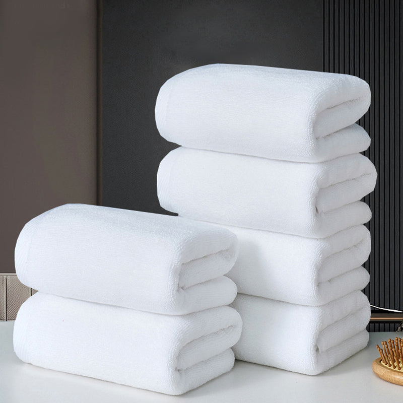 SJEHOME Bath linen Linen White Bath Towels 4 Pack ,Quick Drying Towels, Premium Quality Perfect for Daily Use