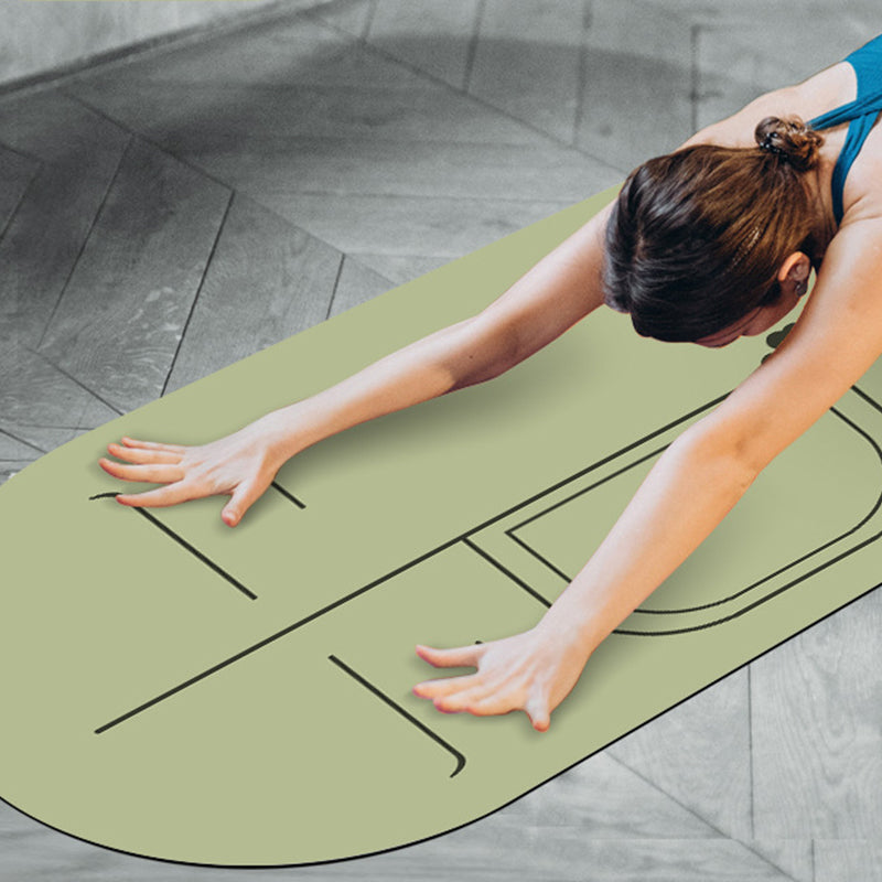 SJEHOME Yoga Mats Non-Slip TPE Material 10mm Extra Thick 75x28×0.4 Inch, Easy Carrying for Yoga Pilates Floor Exercise