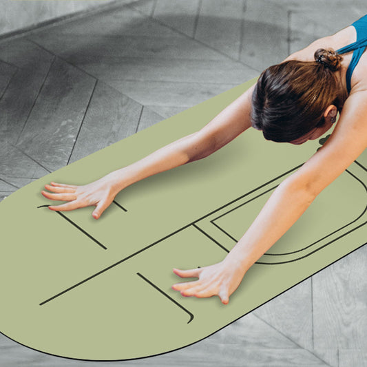 SJEHOME Yoga Mats Non-Slip TPE Material 10mm Extra Thick 75x28×0.4 Inch, Easy Carrying for Yoga Pilates Floor Exercise