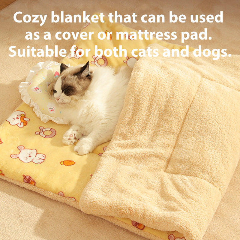 SJEHOME Pet Blankets for Dog Puppy Cat Soft Plush Fleece  Pet Blankets for Bed   (Small 23x16")