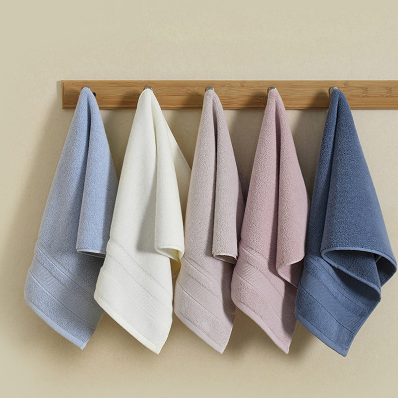 SJEHOME Household Pure Cotton Towel Quick Dry Super Absorbent Light Weight Soft Bath Towels Set (27 x 54 Pack of 5)