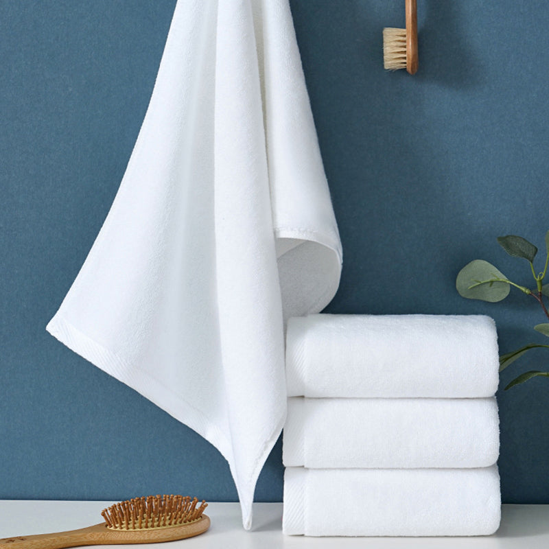 SJEHOME Bath linen Linen White Bath Towels 4 Pack ,Quick Drying Towels, Premium Quality Perfect for Daily Use