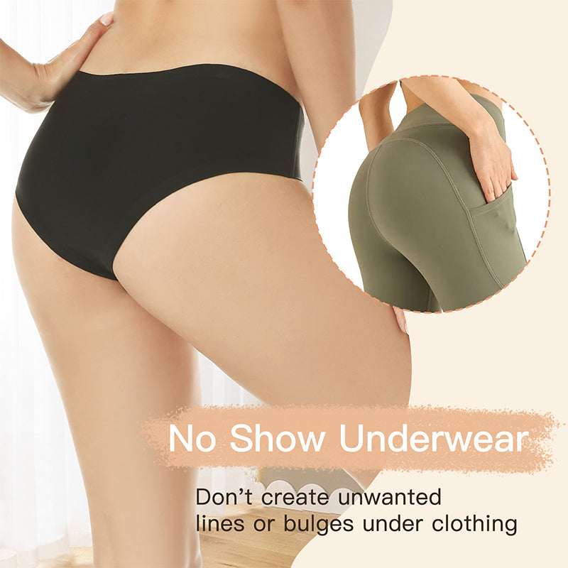SHINYYEP Briefs as underwear  for Women Seamless Stretch Bikini 4 Pack