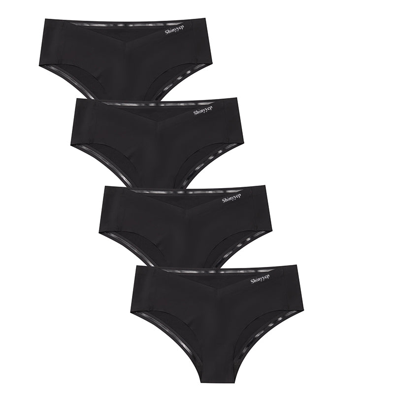 SHINYYEP Briefs as underwear  for Women Seamless Stretch Bikini 4 Pack