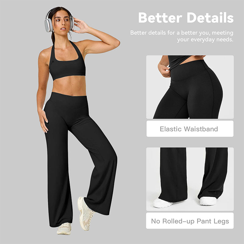 SHINYYEP Yoga Pants Women High Waist Stretch Casual Soft Straight Leggins Bottoms