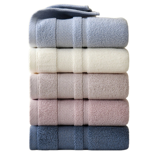 SJEHOME Household Pure Cotton Towel Quick Dry Super Absorbent Light Weight Soft Bath Towels Set (27 x 54 Pack of 5)