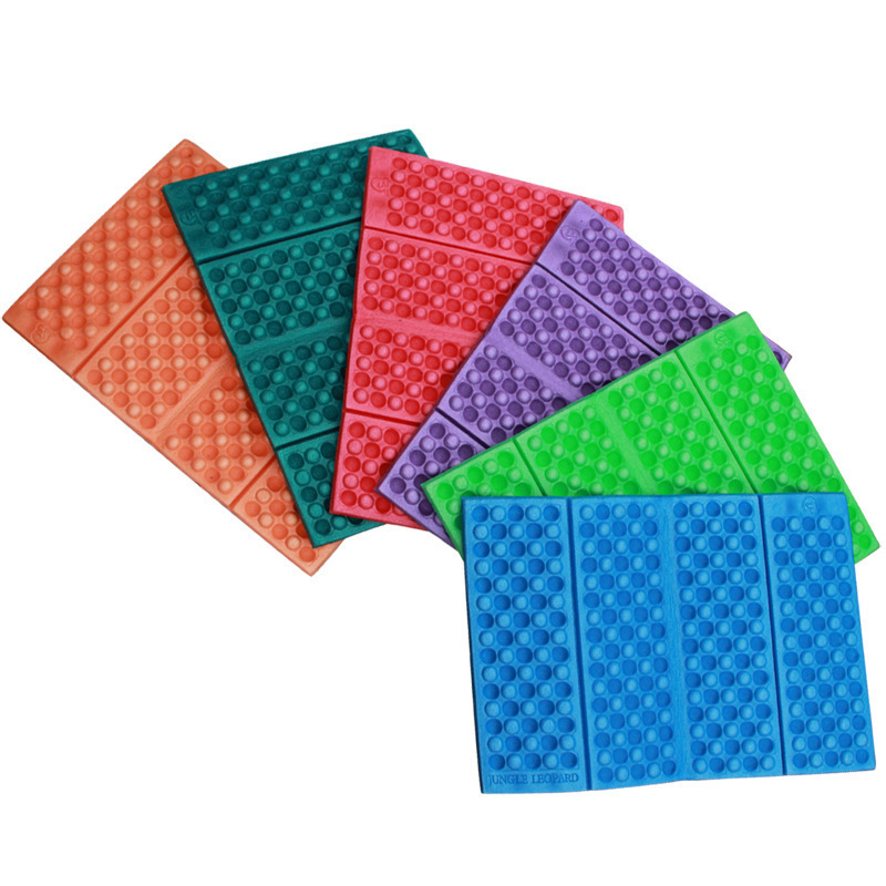 SJEHOME 6 Pack Personal Sitting Mats Lightweight Mini Waterproof Folding Mat Foam Sitting Pad for Outdoor Activities Foldable Kneeling