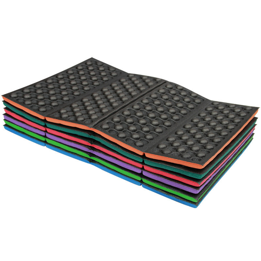 SJEHOME 6 Pack Personal Sitting Mats Lightweight Mini Waterproof Folding Mat Foam Sitting Pad for Outdoor Activities Foldable Kneeling